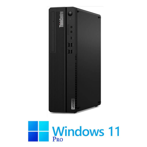 Calculatoare Refurbished - Calculator Lenovo M70s Gen 3 SFF, Hexa Core i5-12500T, 16GB DDR4, SSD, Win 11 Pro