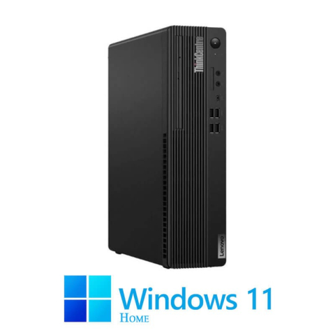 Calculatoare Refurbished - Calculator Lenovo M70s Gen 3 SFF, Quad Core i3-12100, 16GB DDR4, SSD, Win 11 Home