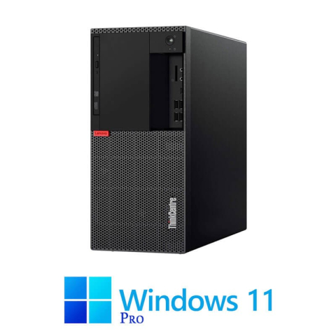Calculatoare Refurbished - Calculator Lenovo M920t MT, Hexa Core i5-9500, 16GB, 256GB SSD, Win 11 Pro