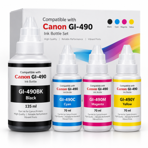 Canon - Canon GI-490 - Set cerneală compatibilă CMYK