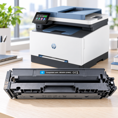 HP - Cartus compatibil HP W2191X/219 CYAN