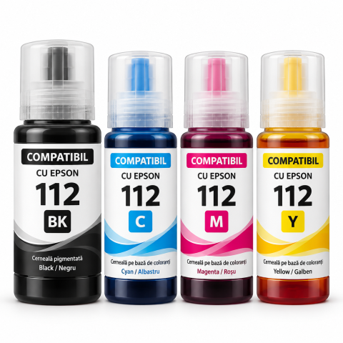 Consumabile Imprimanta - Epson 112 - Set cerneală compatibilă CMYK