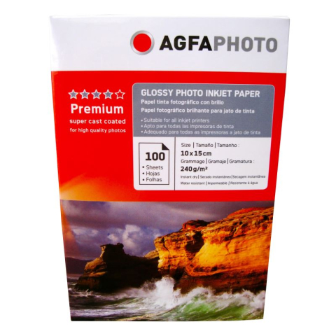 Hârtie & Papetărie - Hartie foto Agfa Glossy 4R, 240 g/mp