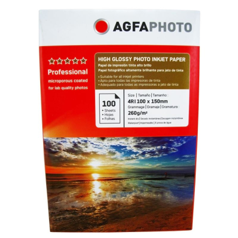 Hârtie & Papetărie - Hartie foto Agfa Ultra Glossy 4R RC, 260 g/mp