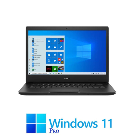 Laptop Refurbished - Laptop Dell Latitude 3400, Quad Core i5-8365U, 256GB SSD, Display NOU, Win 11 Pro