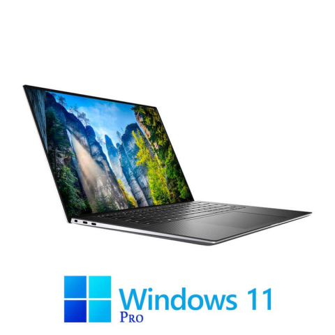 Laptop Refurbished - Laptop Dell Precision 5550, i7-10850H, Display NOU 4K, Quadro T2000, Win 11 Pro