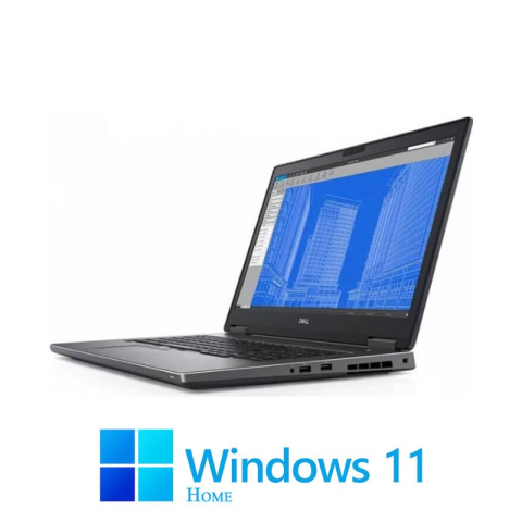 Laptop Refurbished - Laptop Dell Precision 7530, i7-8850H, 32GB, Display NOU, Quadro P2000, Win 11 Home