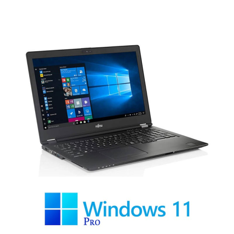 Laptop Refurbished - Laptop Fujitsu LIFEBOOK U759, Quad Core i7-8565U, 16GB, 256GB SSD, Win 11 Pro