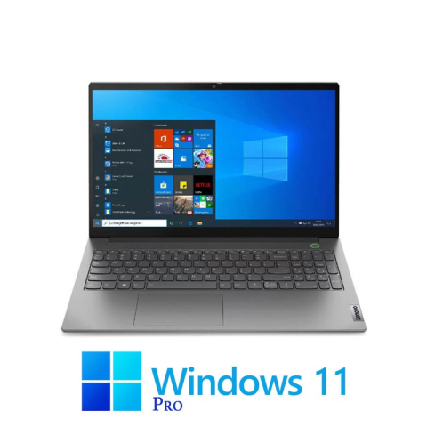 Laptop Refurbished - Laptop Lenovo 15 G2 ITL, Quad Core i5-1135G7, 16GB DDR4, SSD, Full HD, Win 11 Pro