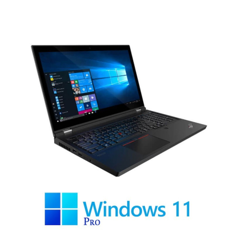 Laptop Refurbished - Laptop Lenovo P15 Gen 1, i7-10850H, 1TB SSD, Display NOU, RTX 3000, Win 11 Pro