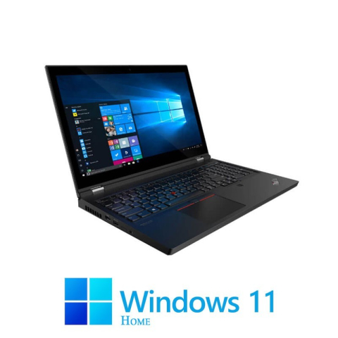 Laptop Refurbished - Laptop Lenovo P15 Gen 1, i7-10850H, 32GB DDR4, 1TB SSD, RTX 3000 6GB, Win 11 Home