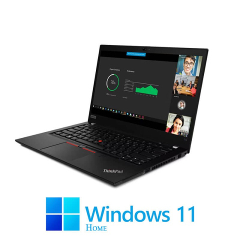 Laptop Refurbished - Laptop Lenovo T14 Gen 1, i5-10310U, 16GB, 512GB SSD, Display NOU FHD, Win 11 Home