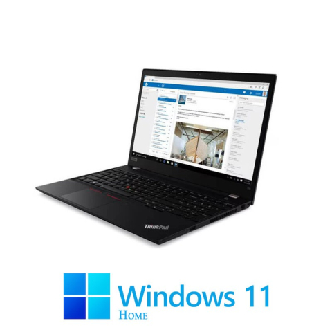 Laptop Refurbished - Laptop Lenovo T15 Gen 1, Quad Core i7-10610U, 16GB, 512GB SSD, FHD, Win 11 Home