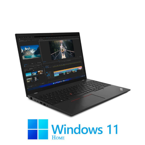 Laptop Refurbished - Laptop Lenovo T16 Gen 1, i5-1250P, 16GB DDR4, SSD, Display NOU FHD, Win 11 Home