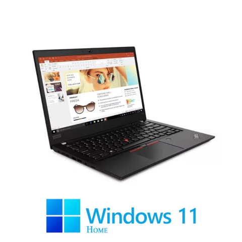 Laptop Refurbished - Laptop Lenovo T495, Ryzen 5 Pro 3500U, 16GB, 512GB SSD, Display NOU, Win 11 Home
