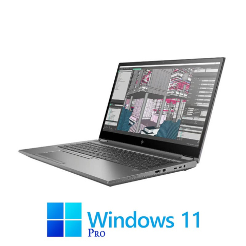 Laptop Refurbished - Laptopuri HP ZBook Fury 15 G8, i7-11850H, 512GB SSD, RTX A2000 4GB, Win 11 Pro