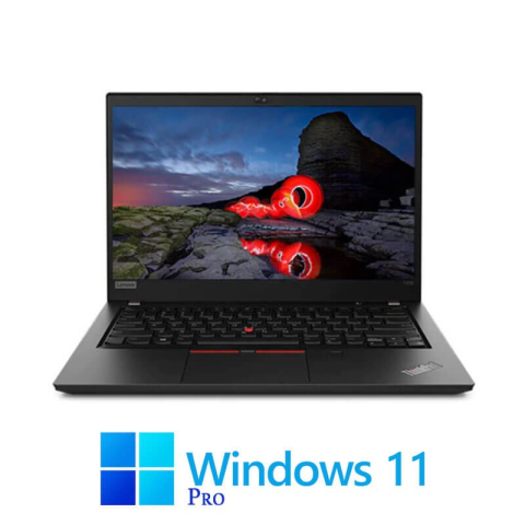Laptop Refurbished - Laptopuri Lenovo ThinkPad T495, Ryzen 5 Pro 3500U, 256GB SSD, FHD IPS, Win 11 Pro