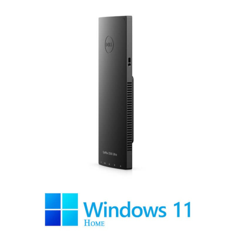 Calculatoare Refurbished - Mini PC Dell OptiPlex 3090 Ultra, i5-1145G7, 16GB DDR4, 256GB SSD, Win 11 Home