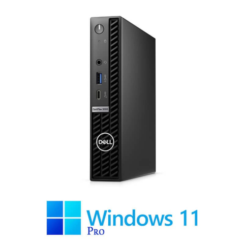 Calculatoare Refurbished - Mini PC Dell OptiPlex 5000, Intel i7-12700T, 16GB DDR4, 512GB SSD, Win 11 Pro