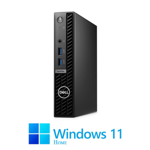 Calculatoare Refurbished - Mini PC Dell OptiPlex 7010, Intel Core i5-13500T, 16GB DDR4, 512GB SSD, Win 11 Home