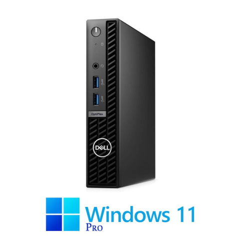 Calculatoare Refurbished - Mini PC Dell OptiPlex 7010, Intel Core i5-13500T, 16GB DDR4, 512GB SSD, Win 11 Pro