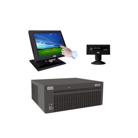 Echipamente POS - Sistem POS Wincor Beetle M-II Plus G41, Touchscreen BA72 12 inci, Display Client BA63