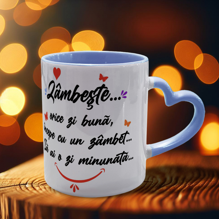 CANĂ CU NUME (masculin) și MESAJ "Zâmbește ..." [1]