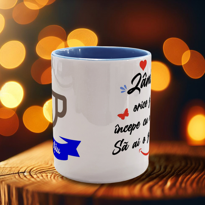 CANĂ CU NUME (masculin) și MESAJ "Zâmbește ..." [2]