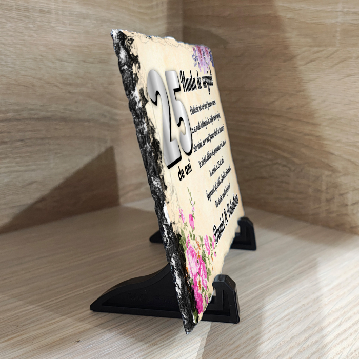 PIATRĂ DE ARDEZIE NUNTA DE ARGINT [2]