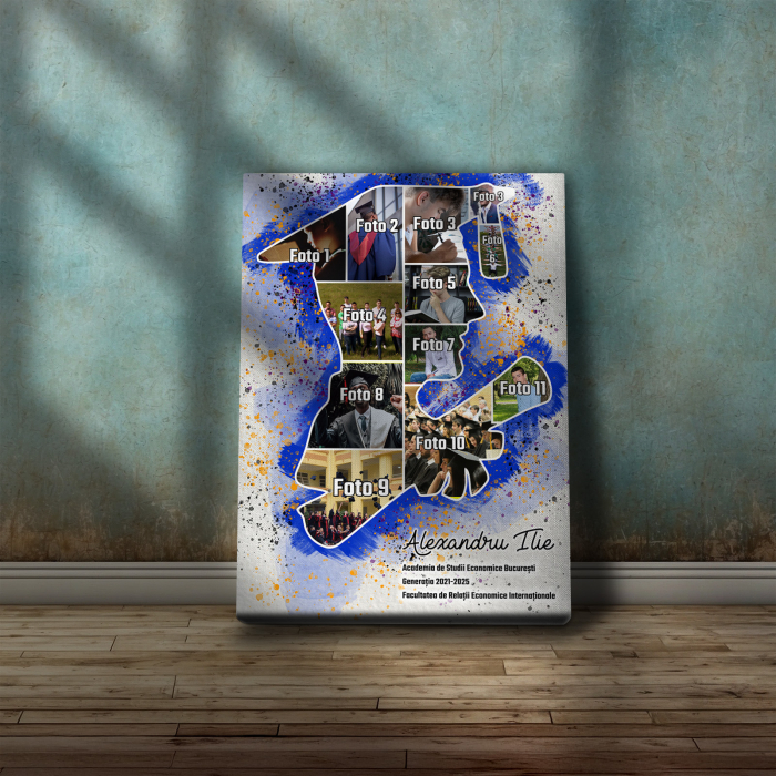 TABLOU CANVAS ABSOLVENT (colaj 11 fotografii) [3]