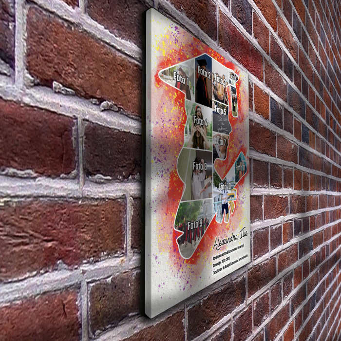 TABLOU CANVAS ABSOLVENTĂ (colaj 11 fotografii) [5]