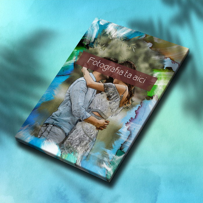 TABLOU CANVAS EFECT ACUARELĂ (dreptunghi model 1) [4]