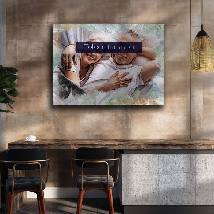 TABLOU CANVAS EFECT ACUARELĂ (dreptunghi model 10) [5]