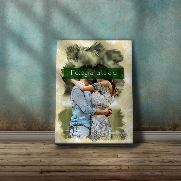 TABLOU CANVAS EFECT ACUARELĂ (dreptunghi model 11) [4]