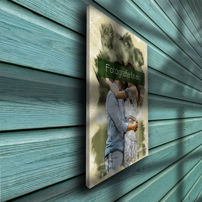 TABLOU CANVAS EFECT ACUARELĂ (dreptunghi model 11) [10]