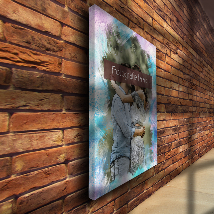 TABLOU CANVAS EFECT ACUARELĂ (dreptunghi model 2) [4]