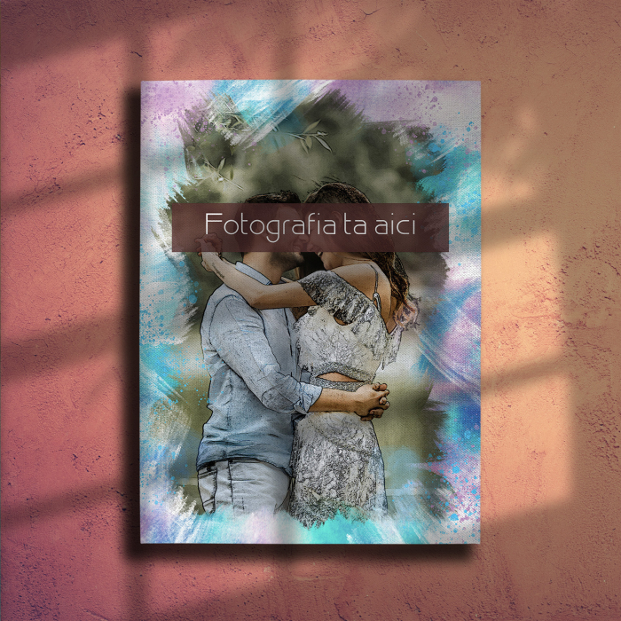 TABLOU CANVAS EFECT ACUARELĂ (dreptunghi model 2) [3]