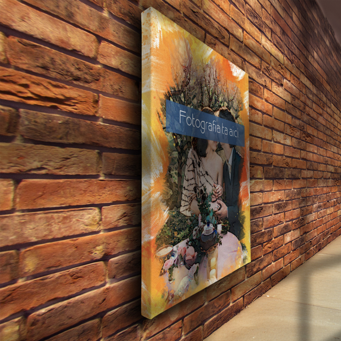 TABLOU CANVAS EFECT ACUARELĂ (dreptunghi model 4) [10]