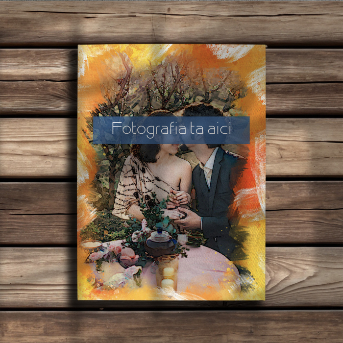 TABLOU CANVAS EFECT ACUARELĂ (dreptunghi model 4) [8]