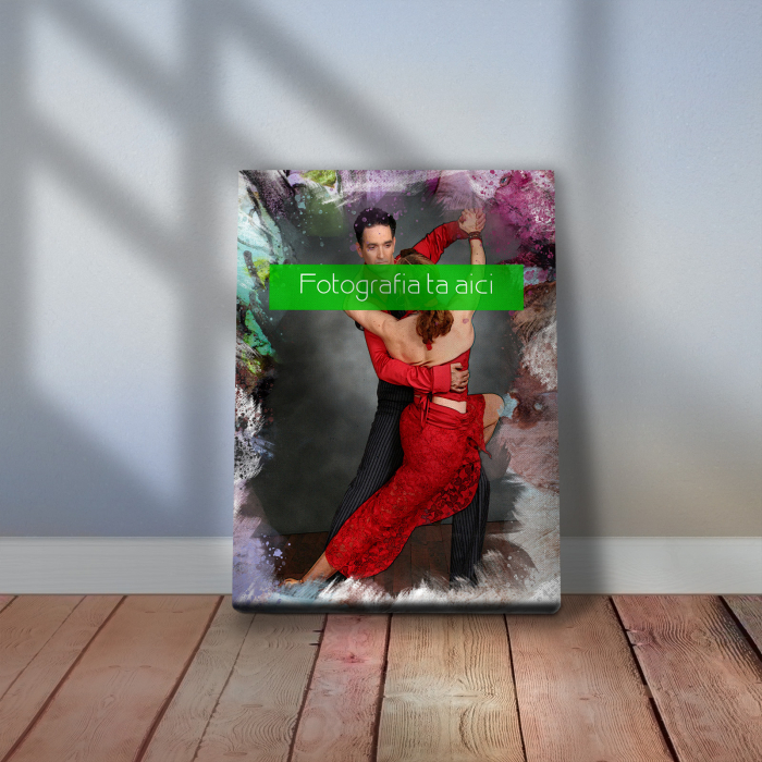 TABLOU CANVAS EFECT ACUARELĂ (dreptunghi model 5) [2]