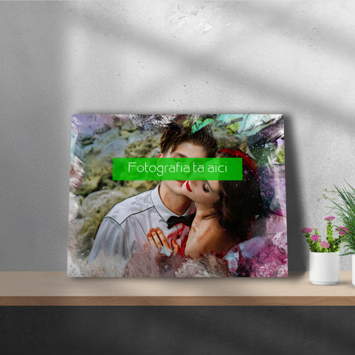 TABLOU CANVAS EFECT ACUARELĂ (dreptunghi model 5) [3]