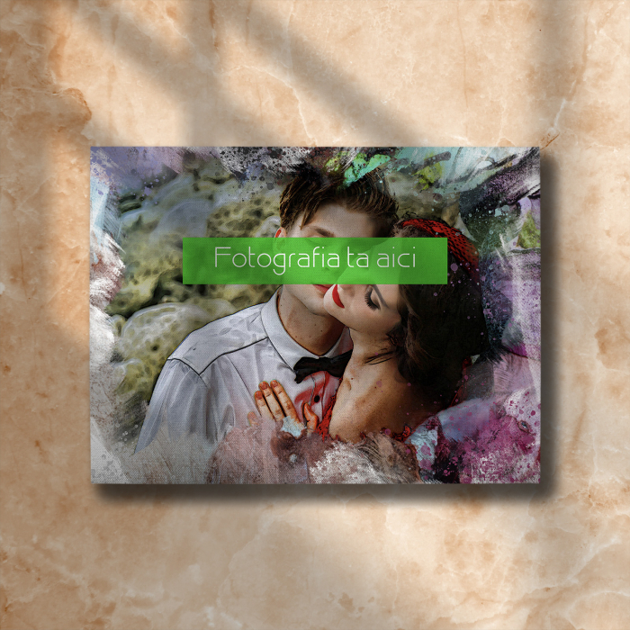 TABLOU CANVAS EFECT ACUARELĂ (dreptunghi model 5) [7]