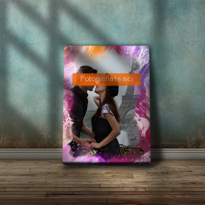 TABLOU CANVAS EFECT ACUARELĂ (dreptunghi model 6) [5]