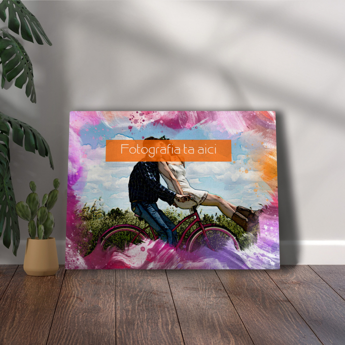 TABLOU CANVAS EFECT ACUARELĂ (dreptunghi model 6) [4]