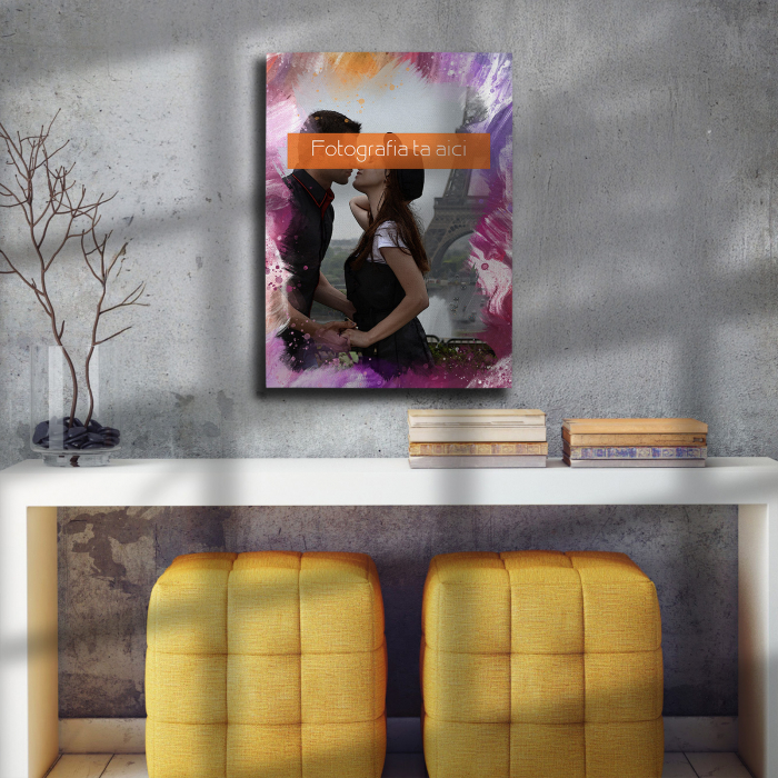 TABLOU CANVAS EFECT ACUARELĂ (dreptunghi model 6) [3]