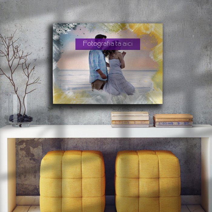 TABLOU CANVAS EFECT ACUARELĂ (dreptunghi model 7) [1]