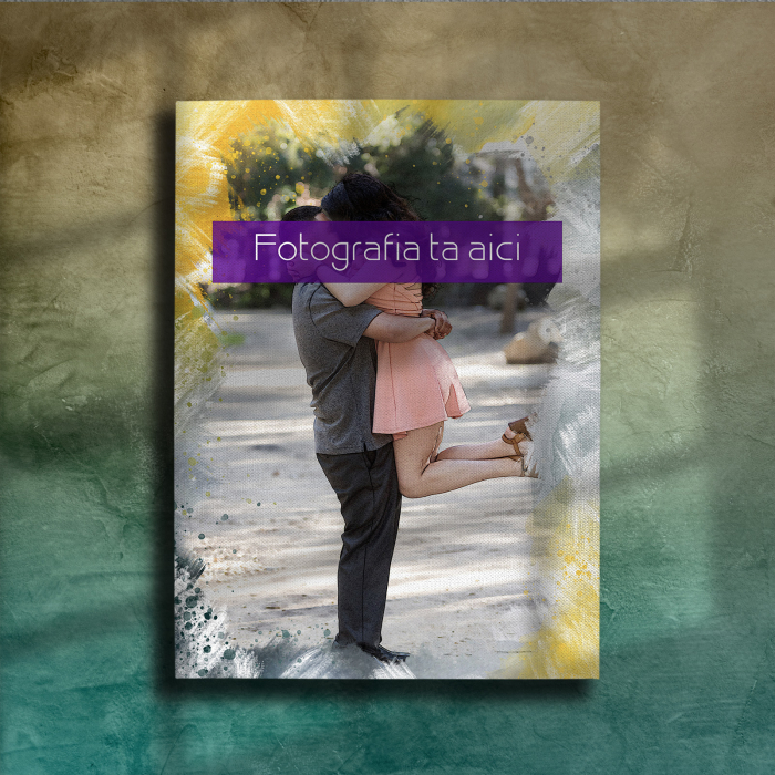 TABLOU CANVAS EFECT ACUARELĂ (dreptunghi model 7) [2]