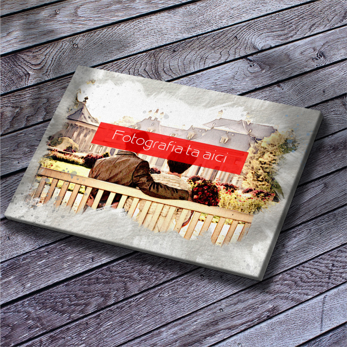 TABLOU CANVAS EFECT ACUARELĂ (dreptunghi model 8) [4]