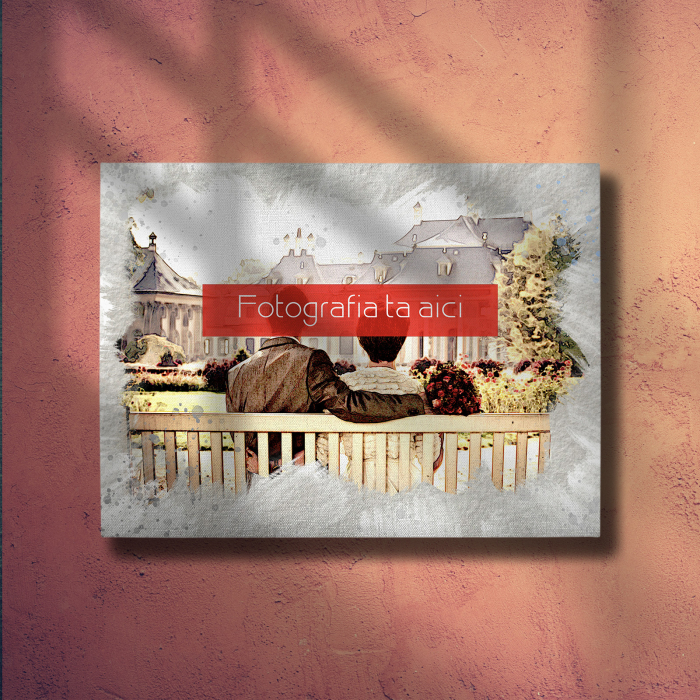 TABLOU CANVAS EFECT ACUARELĂ (dreptunghi model 8) [8]