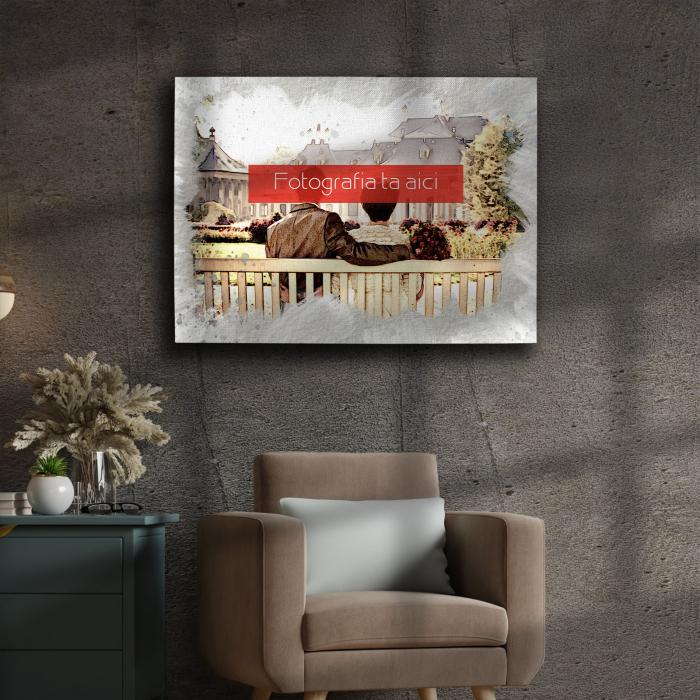 TABLOU CANVAS EFECT ACUARELĂ (dreptunghi model 8) [5]